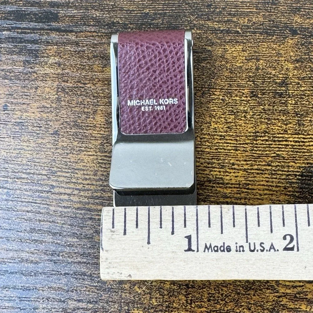 Michael Kors‎ Leather Inlay Money Clips- HARD TO FIND